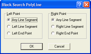Block Search Polyline Dialog