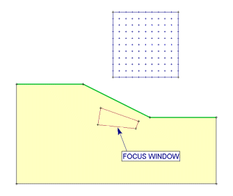 Focus Window used with Grid Search Model View