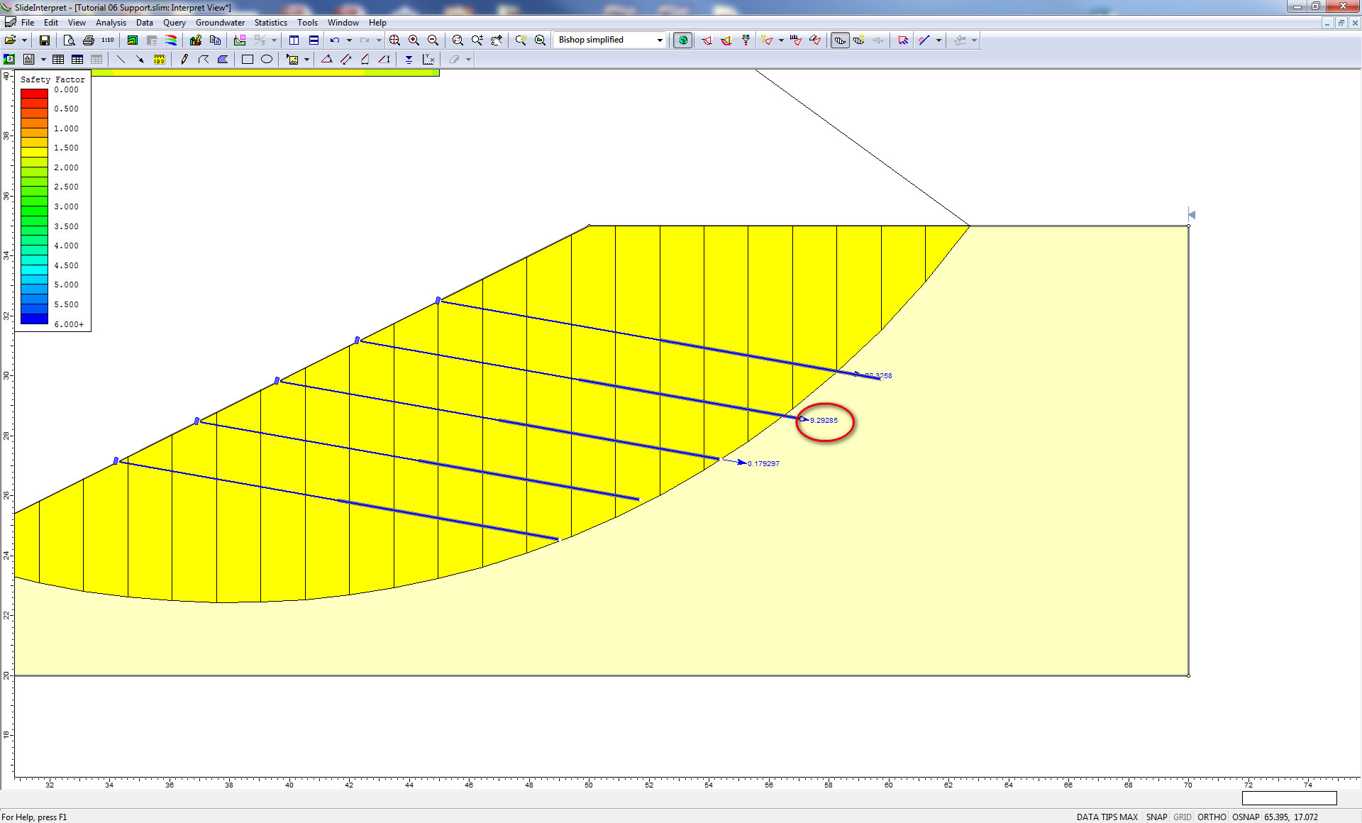 Slice View of Model in Slide2