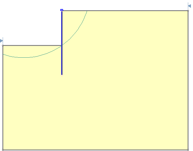 2D View of Pile Support Example