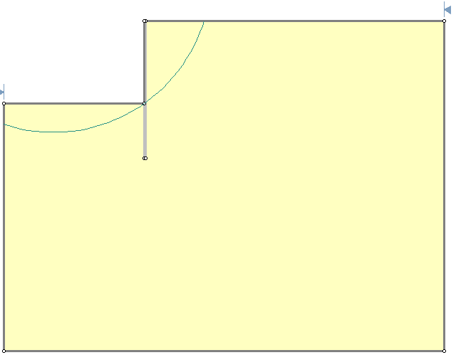 2D View of Pile Support Example