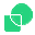 Intersecting Square and Circle Icon