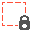 Square with Lock Symbol Icon