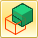 Split Cube Icon
