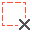 Square with X Symbol Icon