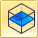 Cube XY Plane Icon