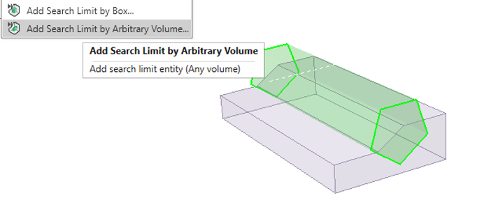 Add Search Limit by Arbitrary Volume.