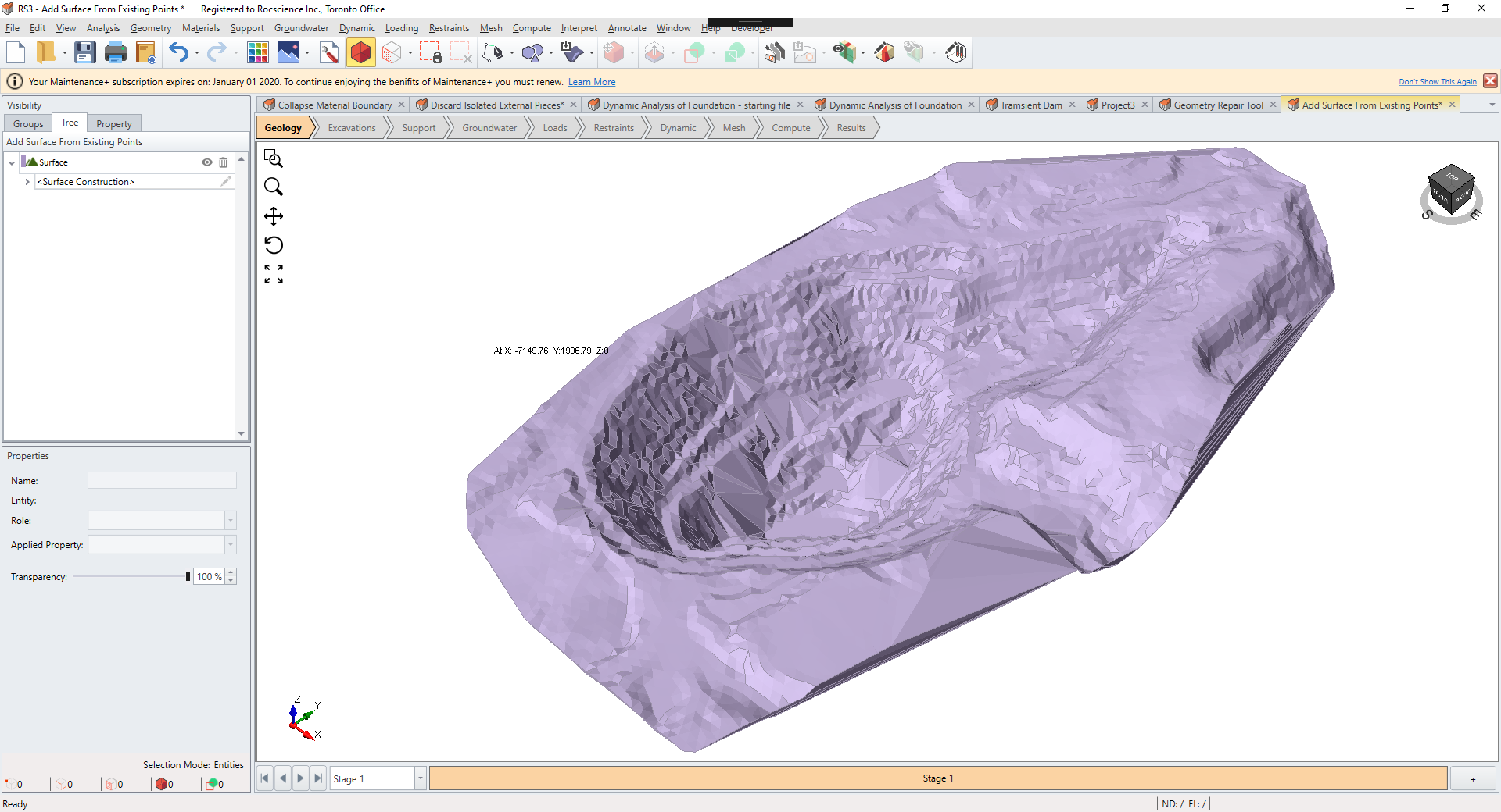 Model Geometry View