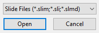 Slide Files Dialog