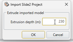 Import Slide Project Dialog