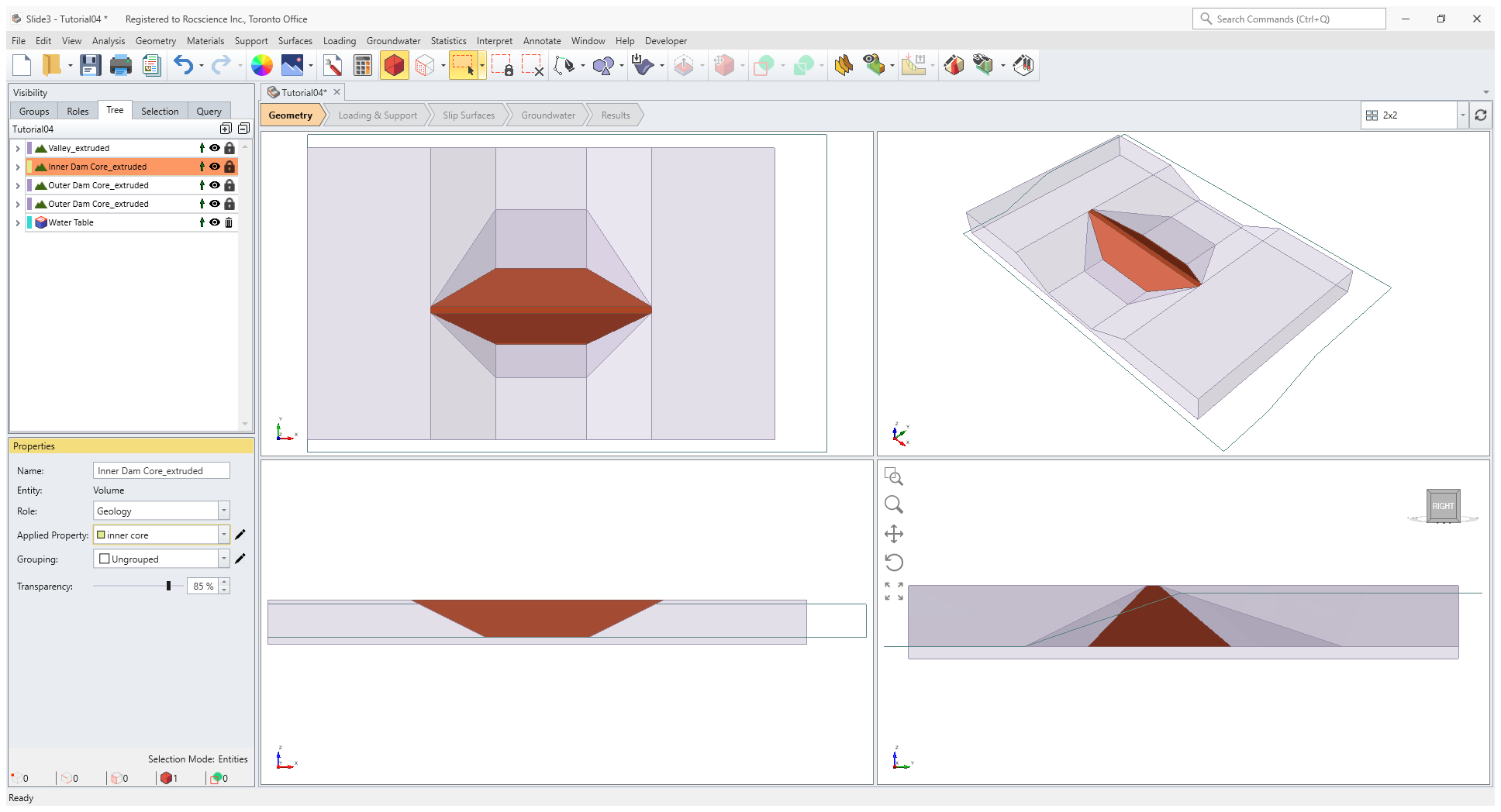Inner Core Model View
