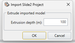 Import Slide Project Dialog