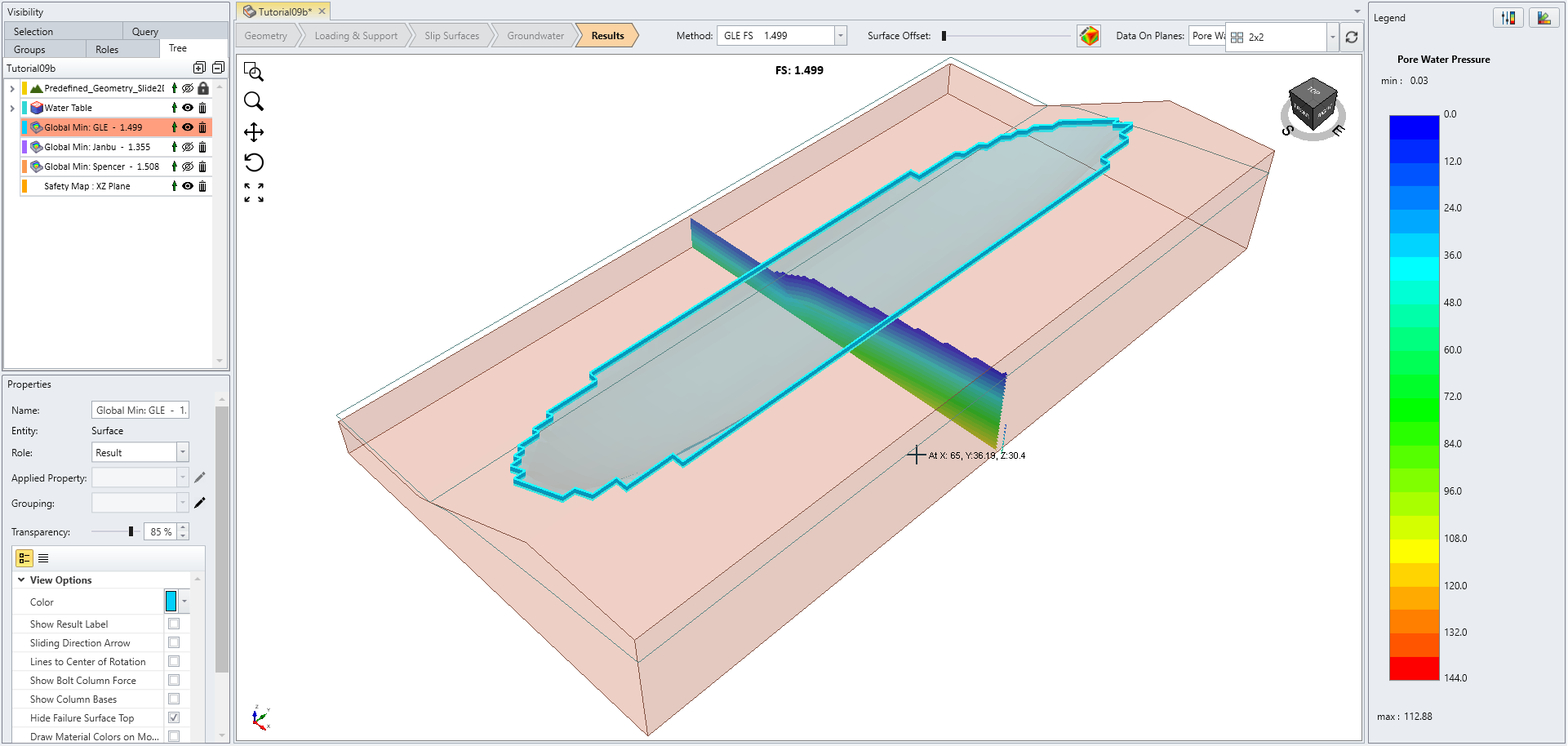 Model Contour View