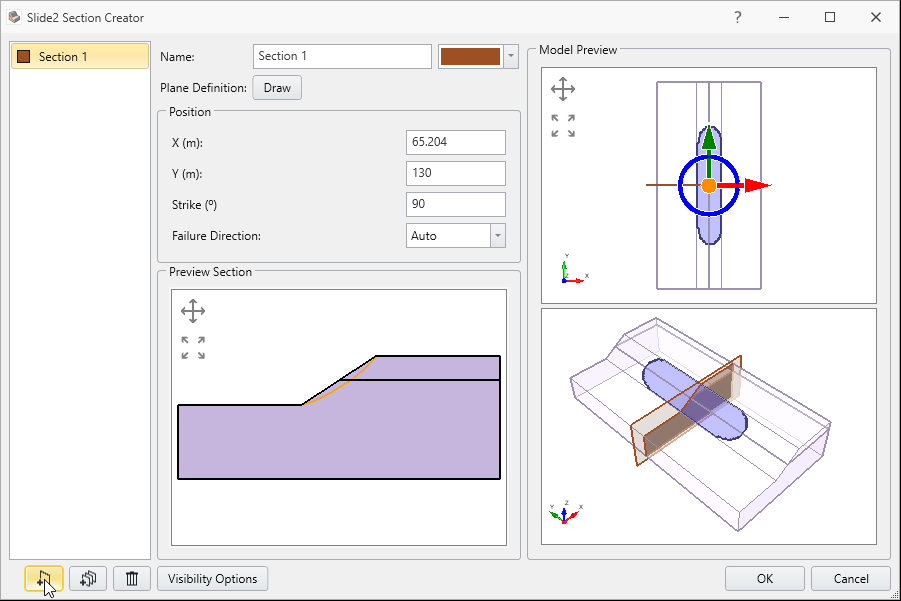 Slide2 Section Creator Dialog