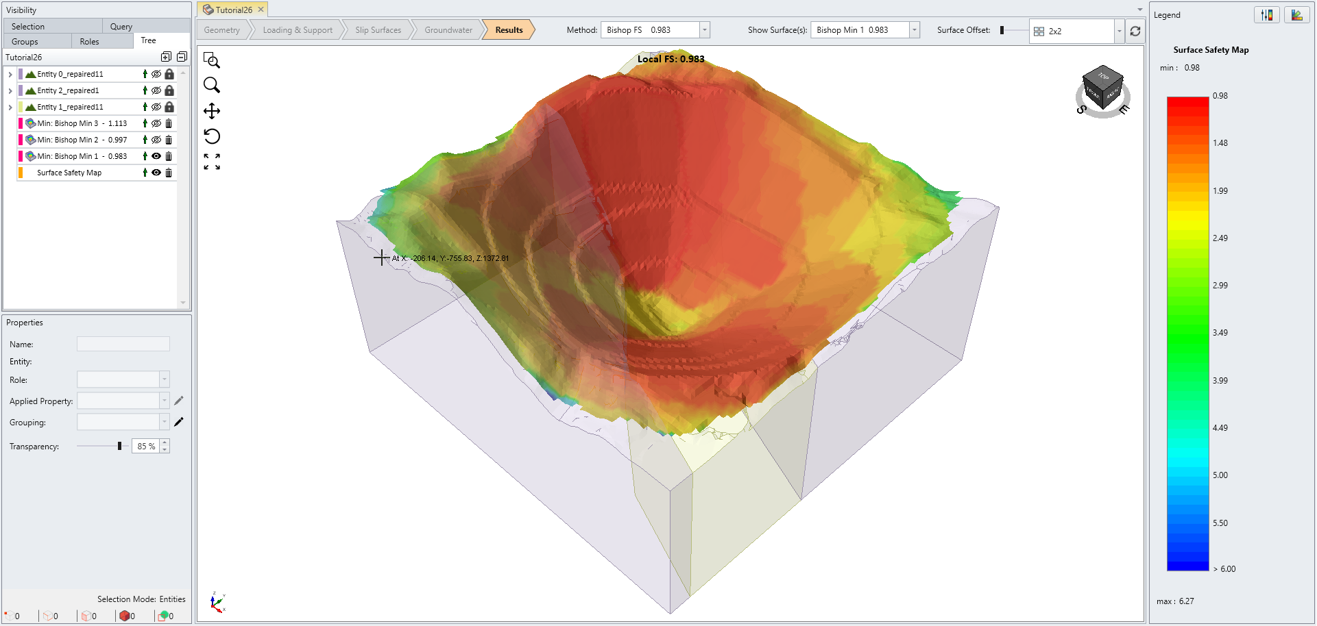 Multiple Option Safety Map Model View