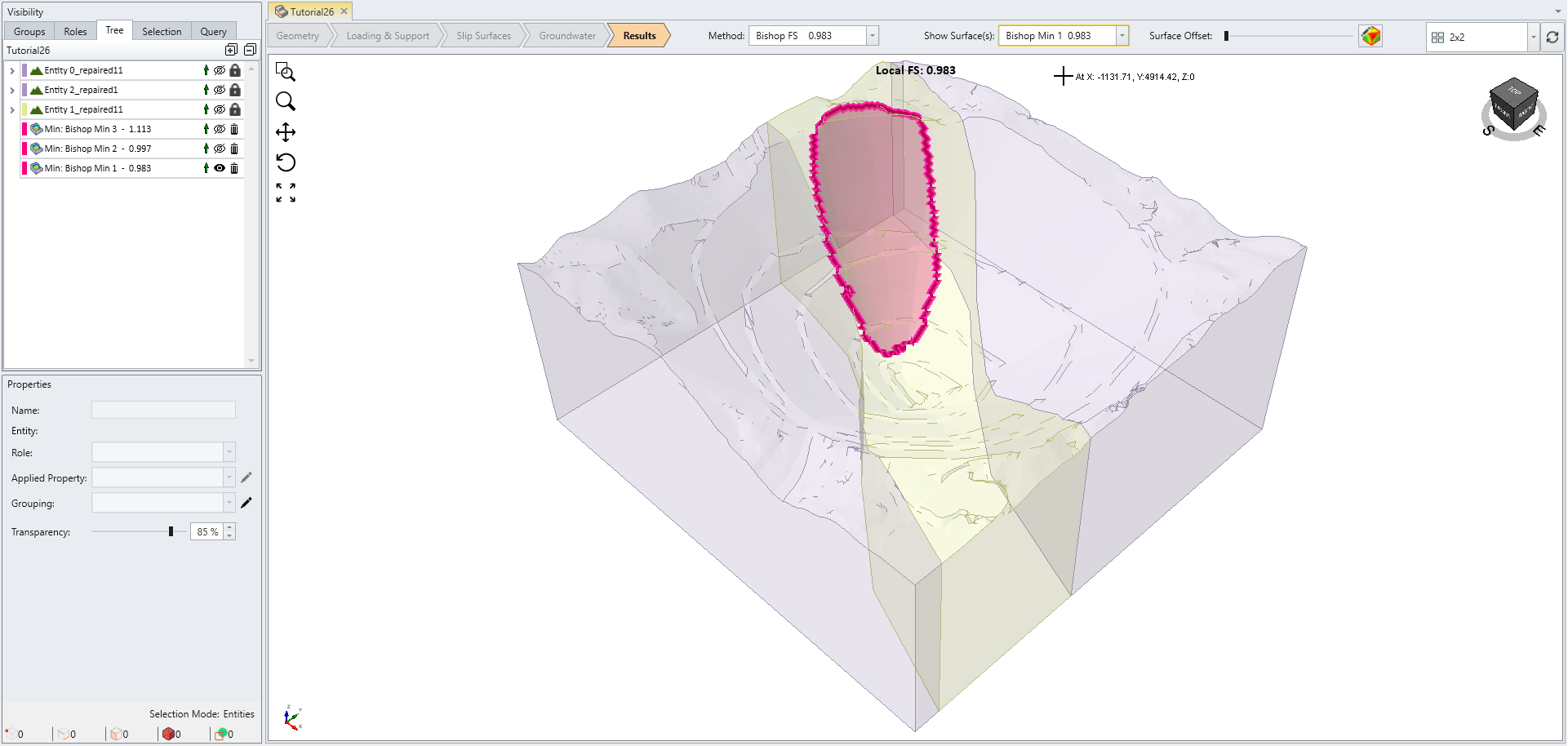 MMO Surface Model View