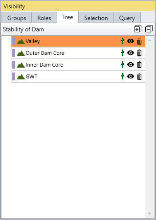 Visibility Pane