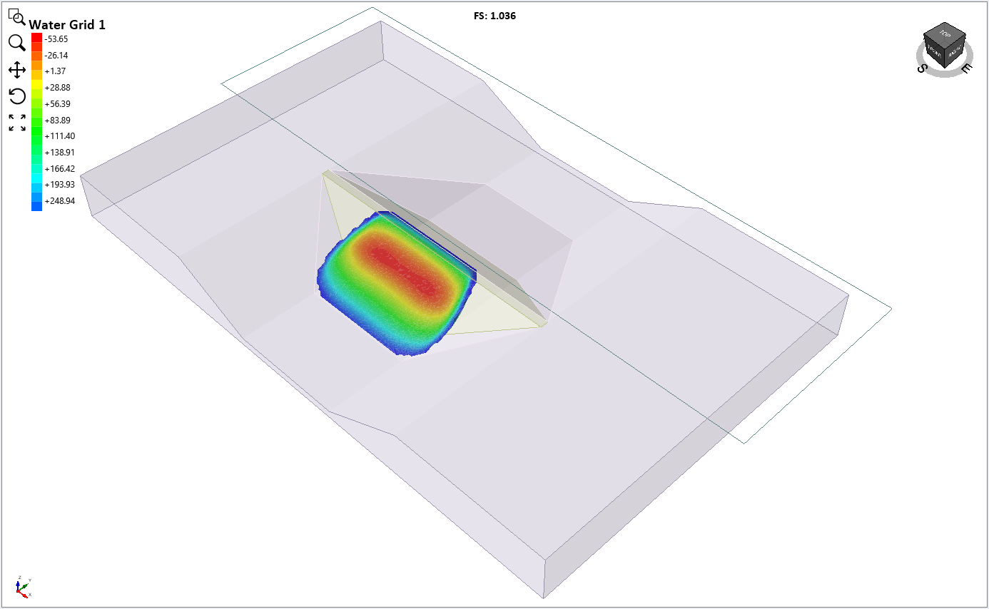 Base Normal Stress Model View