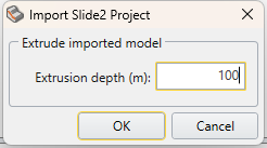 Import Slide Project Dialog