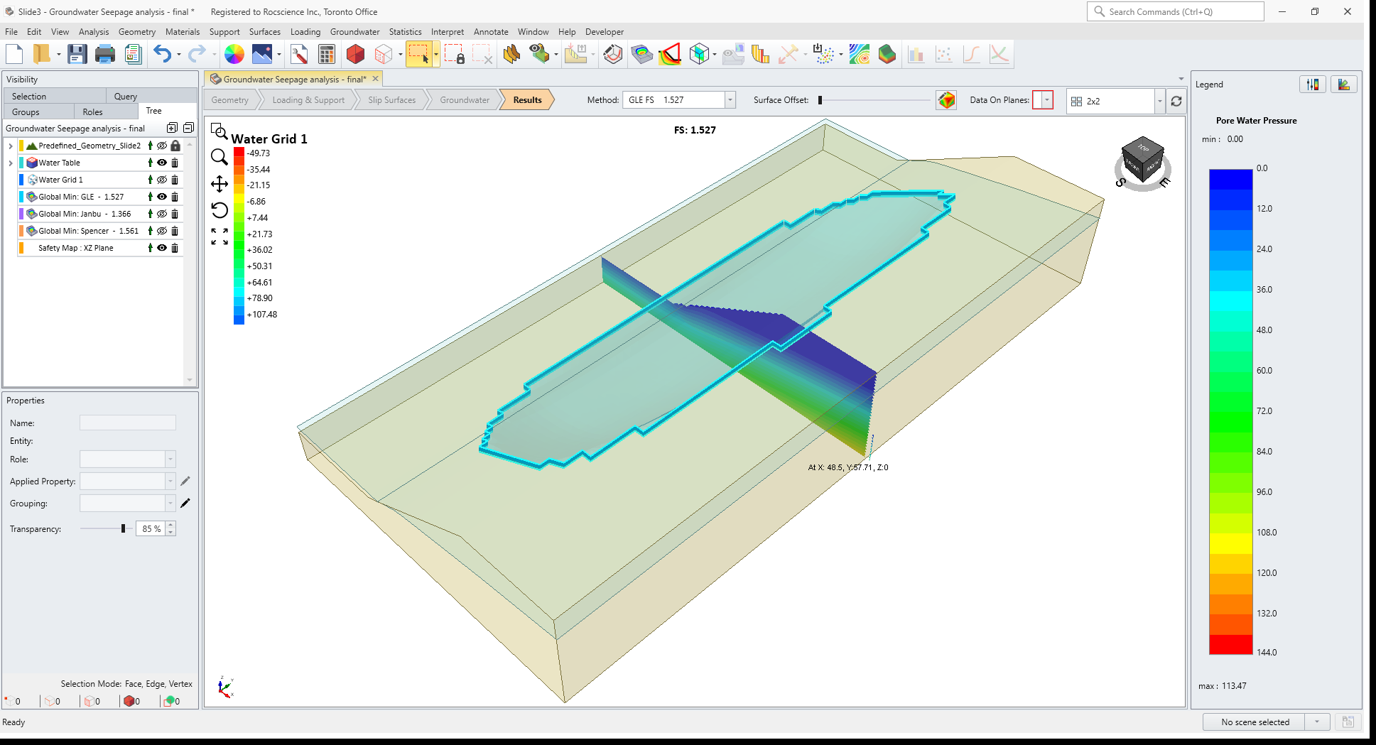 Model Contour View