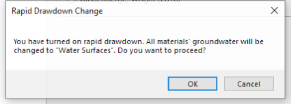 Rapid Drawdown Change Dialog'