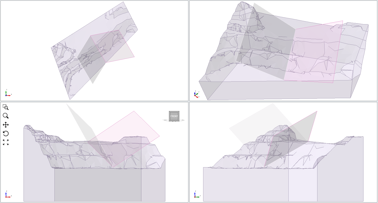 3D Model of Wedge Surface