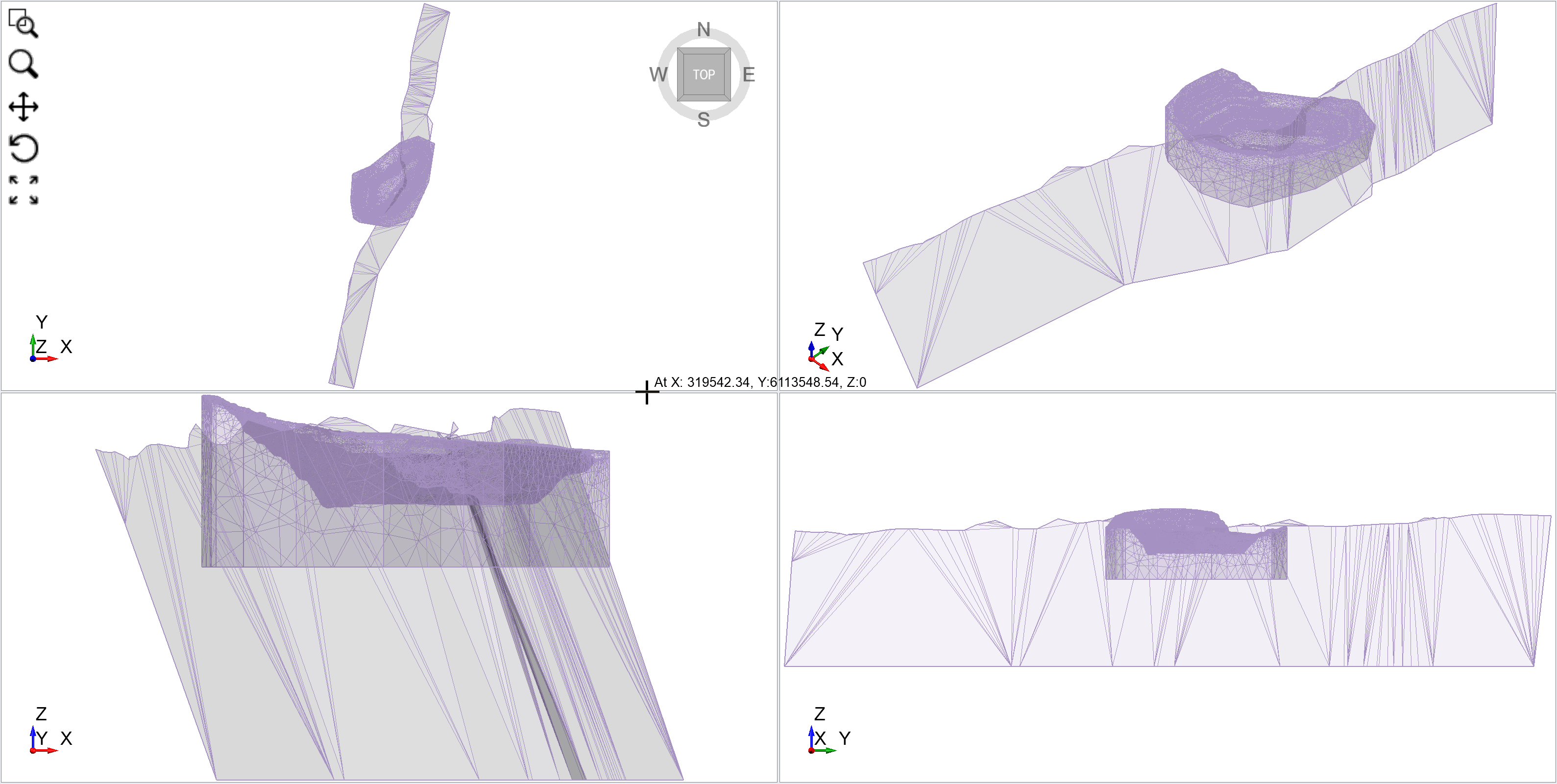 Effects of Re-Triangulate on Model View