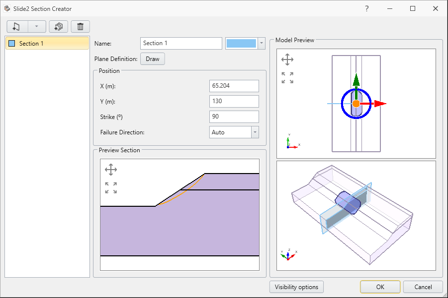 Slide2 Section Creator Dialog