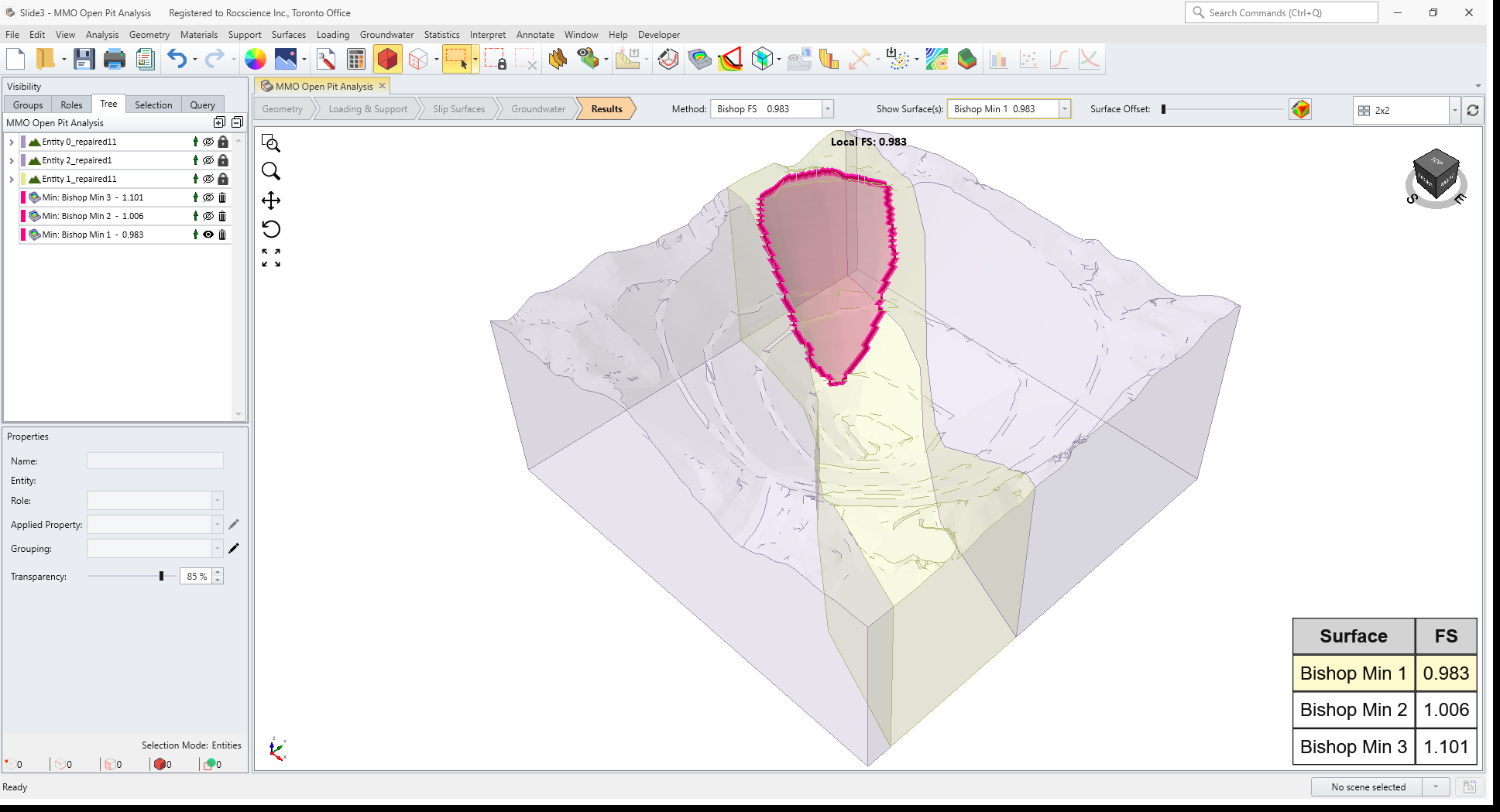 MMO Surface Model View