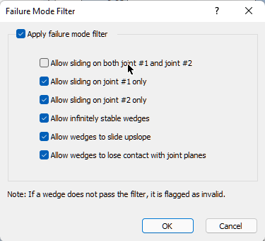 Failure mode filter