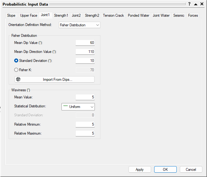 Probabilistic Input Data joint 1