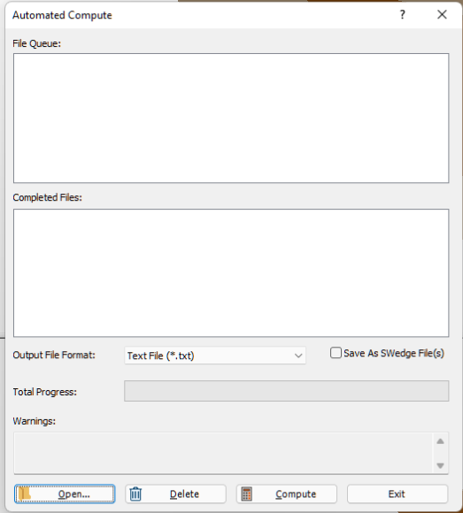 Automate from Excel