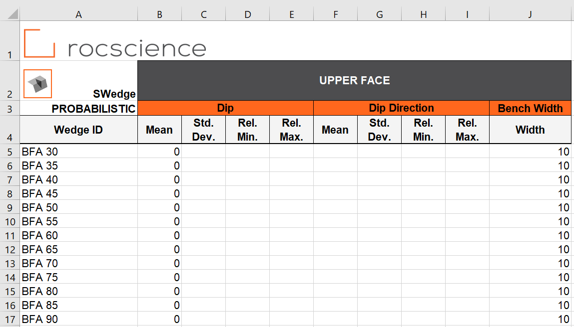 Upper Face worksheet