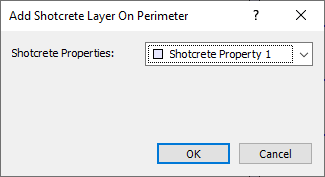 Add Shotcrete Layer on Perimeter Dialog