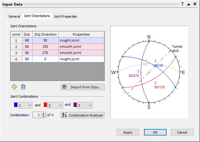 Input Data Dialog