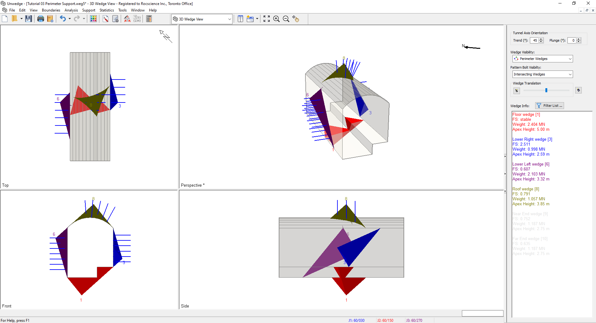 3D Wedge Model View