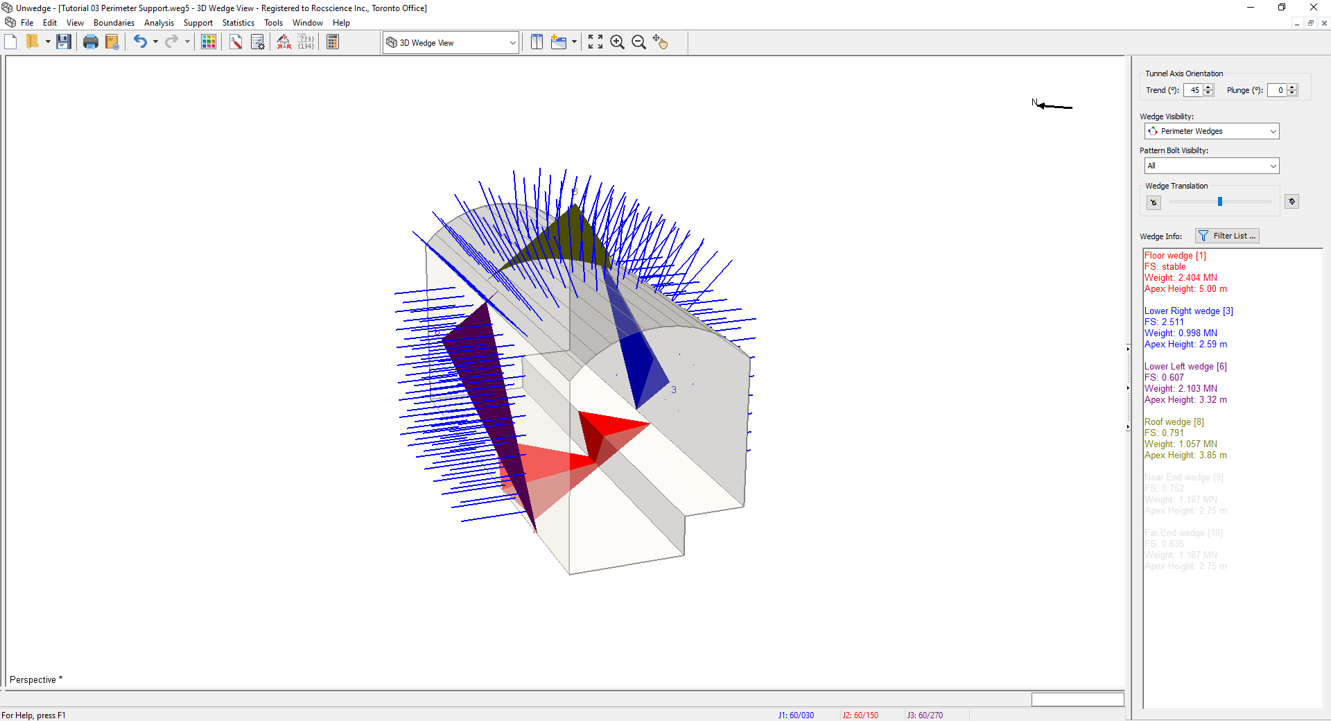 3D Wedge Model View