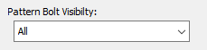 Pattern Bolt Visibility Dropdown Menu