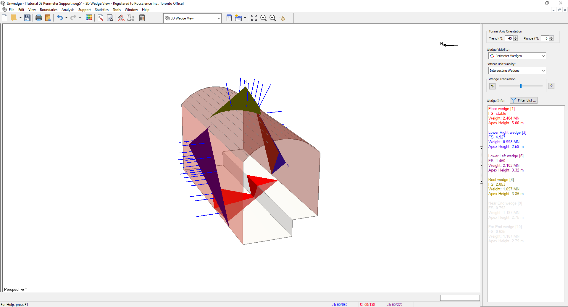 3D Wedge Model View
