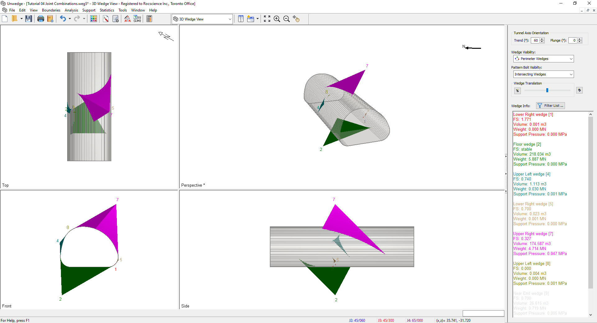 3D Wedge Model View