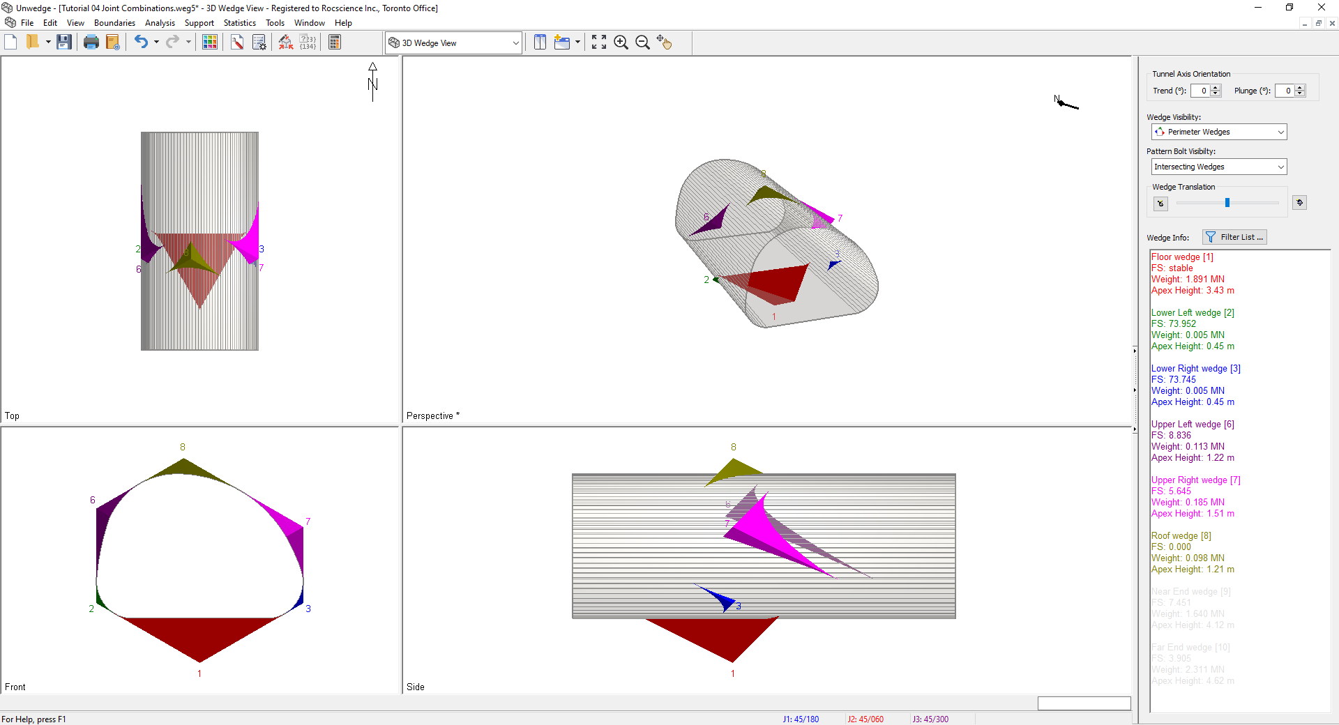 3D Wedge Model View