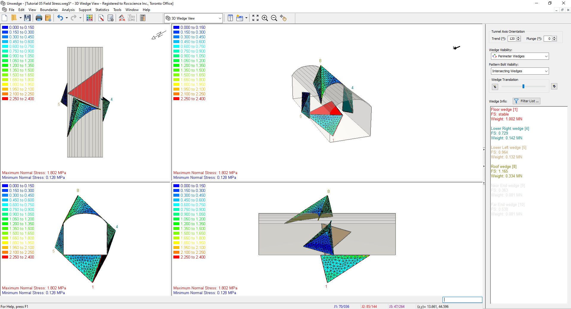 3D Wedge Model View