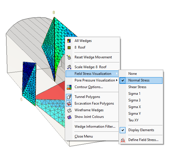 Field Stress Visualization Select