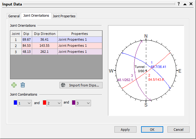 Input Data Dialog