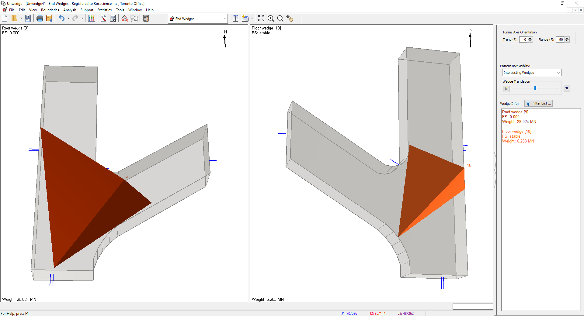 End Wedge Model View