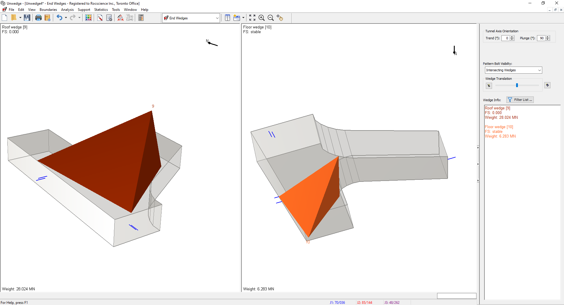 End Wedge Model View