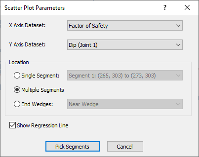 Scatter Plot Parameters