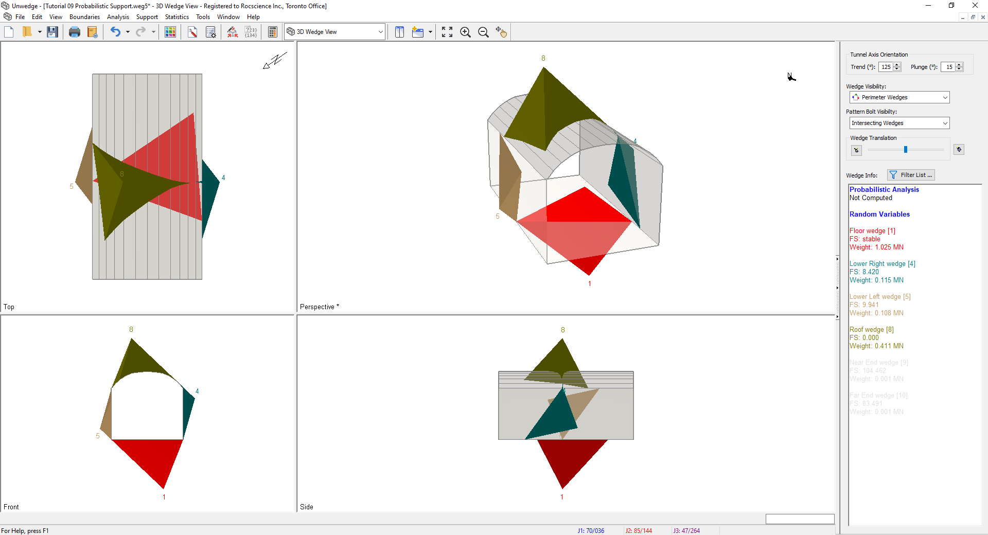 3D Wedge Model View