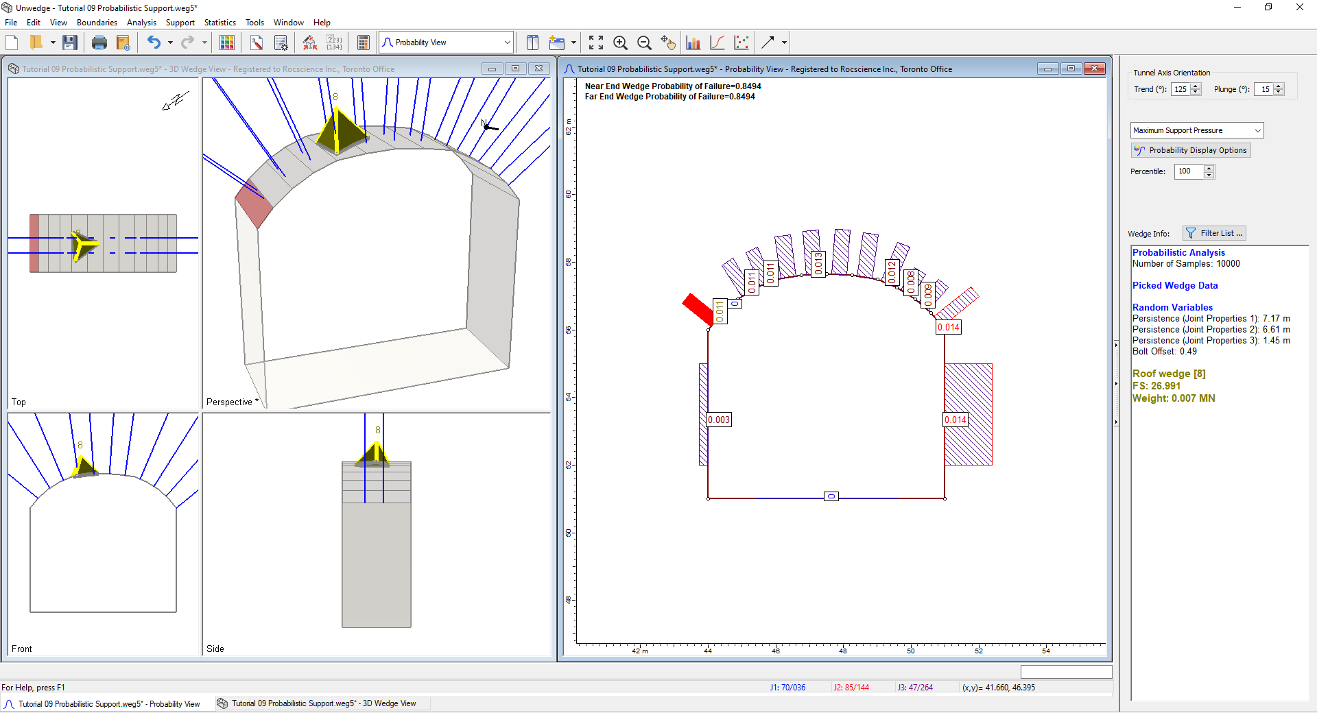 3D Wedge Model View