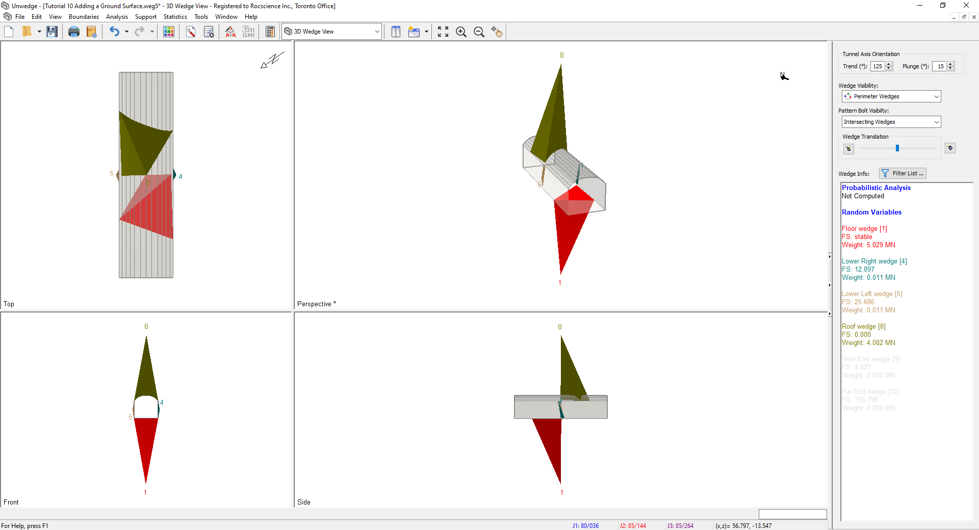 3D Wedge Model View